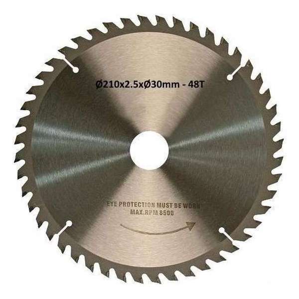 Hofftech Zaagblad Cirkelzaag 210 mm, 48 tanden Hofftech Zaagblad Cirkelzaag 210 mm, 48 tanden