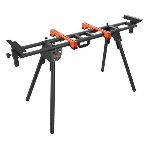 BLACK+DECKER BEZ100-XJ Onderstel voor Afkort-/Verstekzagen - tot 150kg - verstelbaar tot 1,5m BLACK+DECKER BEZ100-XJ Onderstel voor Afkort-/Verstekzagen - tot 150kg - verstelbaar tot 1,5m