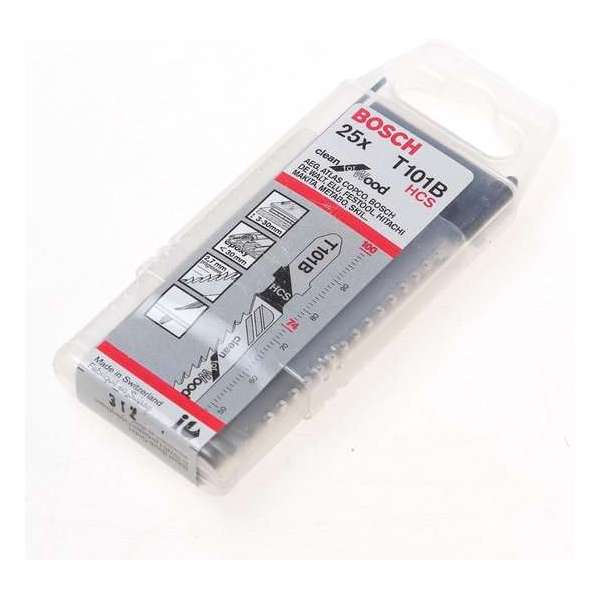 Bosch - Decoupeerzaagblad T 101 B Clean for Wood Bosch - Decoupeerzaagblad T 101 B Clean for Wood
