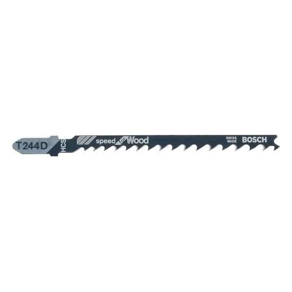 Bosch - Decoupeerzaagblad T 244 D Speed for Wood - 100 stuks Bosch - Decoupeerzaagblad T 244 D Speed for Wood - 100 stuks