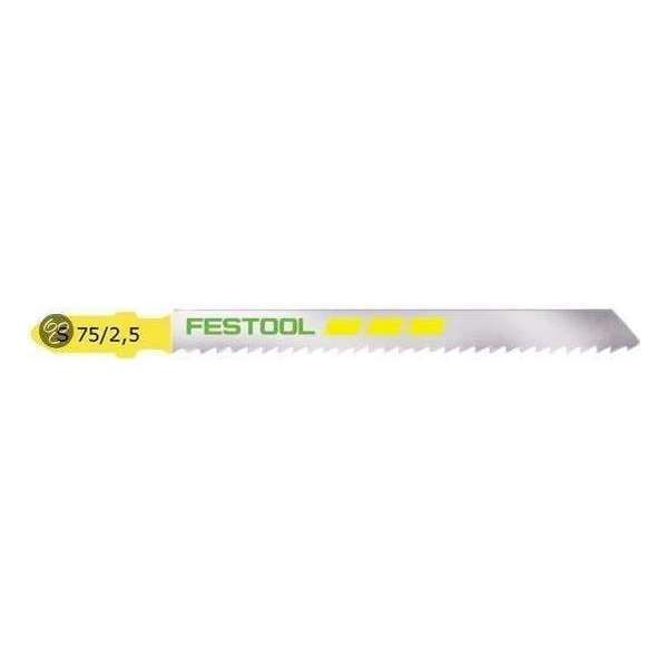 Festool Decoupeerzaagblad S 75/2,5/25 (25 stuks) Festool Decoupeerzaagblad S 75/2,5/25 (25 stuks)