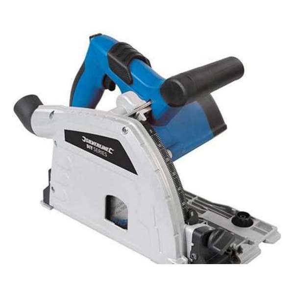 Silverline Invalcirkelzaag Ø 165 mm. - Inclusief 2 x Geleiderail - 1200 Watt. - 220 Volt Silverline Invalcirkelzaag Ø 165 mm. - Inclusief 2 x Geleiderail - 1200 Watt. - 220 Volt