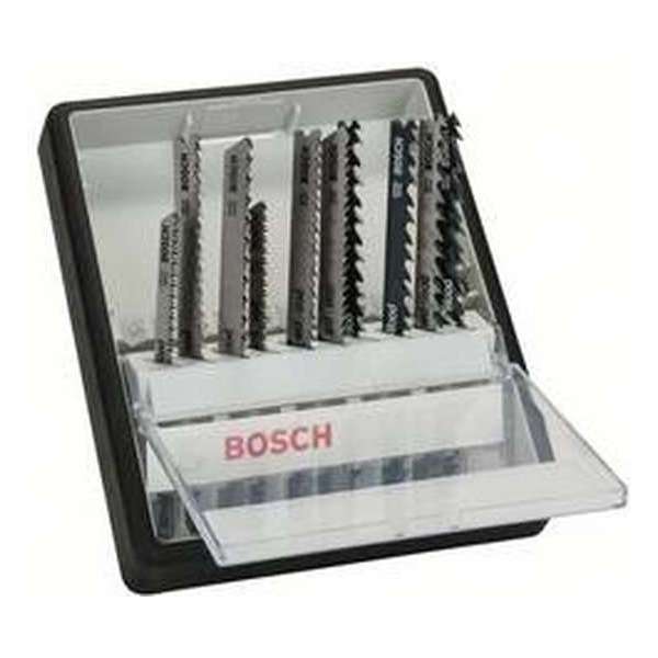 Bosch 10-delige Robust Line decoupeerzaagbladenset Wood Expert T-schacht Bosch 10-delige Robust Line decoupeerzaagbladenset Wood Expert T-schacht