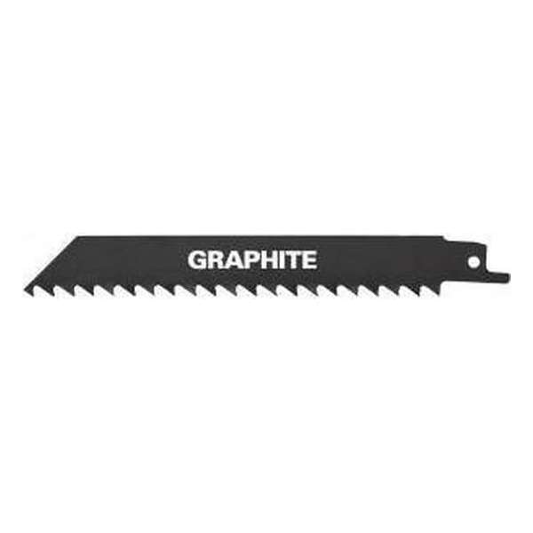 Graphite Reciprozaag 225 mm 6TPI Bi-Metaal, 2 stuks Graphite Reciprozaag 225 mm 6TPI Bi-Metaal, 2 stuks