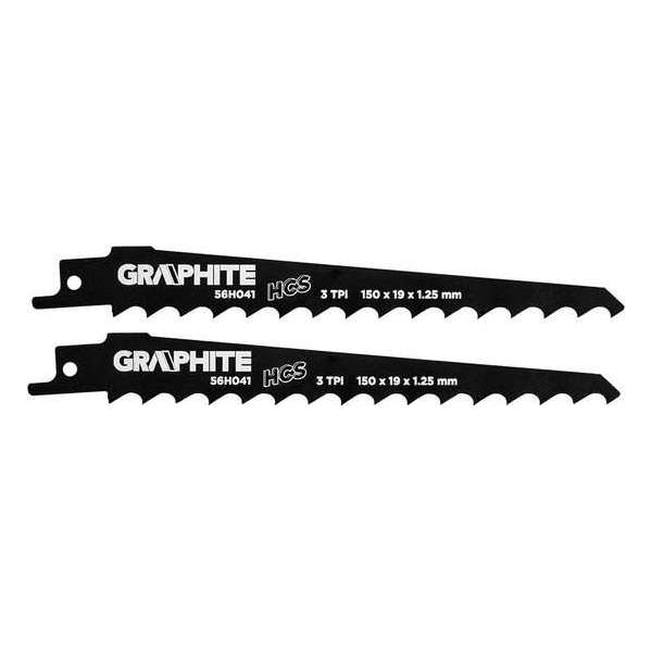 Recipro Zaagblad 150 x 19 x 1,25 mm 3 TPI , 2 stuks Recipro Zaagblad 150 x 19 x 1,25 mm 3 TPI , 2 stuks