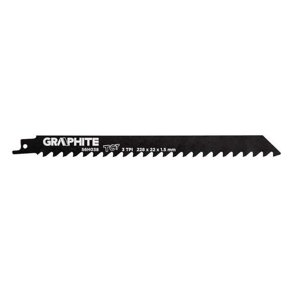 Recipro Zaagblad TCT 228 x 22 x 1,5 mm 3 TPI Recipro Zaagblad TCT 228 x 22 x 1,5 mm 3 TPI
