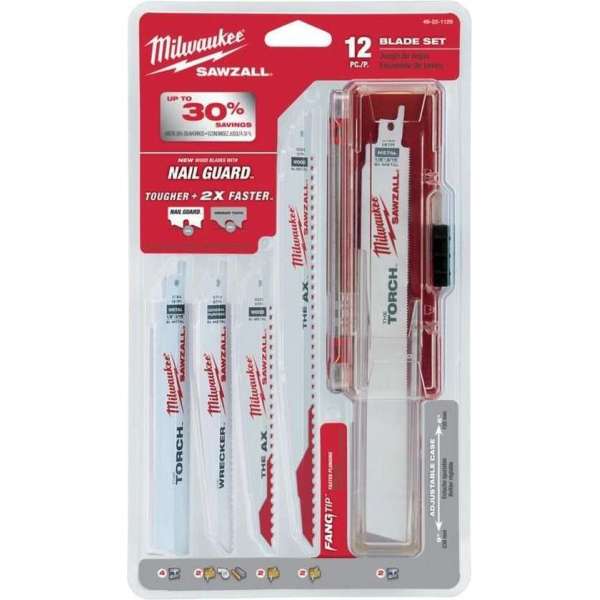 Milwaukee Sada pilových plátků 12ks Milwaukee Sada pilových plátků 12ks