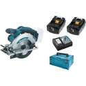 Makita DSS610RMJ 18V Li-Ion Accu cirkelzaag set (2x 4.0Ah accu) in Mbox - 165mm