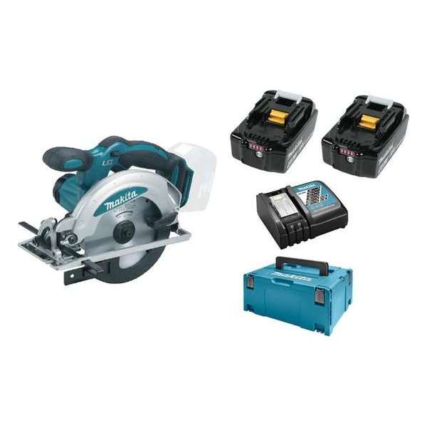 Makita DSS610RMJ 18V Li-Ion Accu cirkelzaag set (2x 4.0Ah accu) in Mbox - 165mm Makita DSS610RMJ 18V Li-Ion Accu cirkelzaag set (2x 4.0Ah accu) in Mbox - 165mm