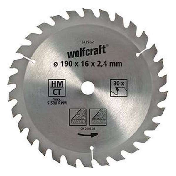 Wolfcraft Cirkelzaagblad 190mm Wolfcraft Cirkelzaagblad 190mm