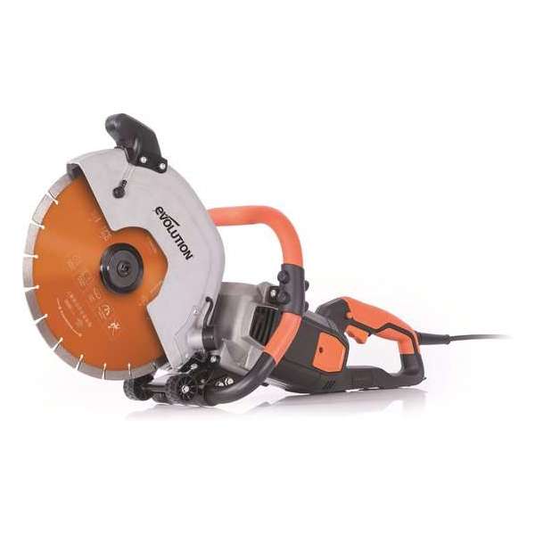 EVOLUTION - Evolution electrische doorslijpmachine met zaagblad - DIA 300 MM - 2400W - 9.7KG EVOLUTION - Evolution electrische doorslijpmachine met zaagblad - DIA 300 MM - 2400W - 9.7KG