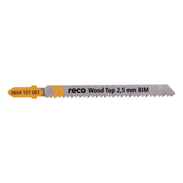 Reca Decoupeerzaagblad Top BiM - Hout - 2,5mm - 100/75 mm hard/zacht hout, kunststof 3-30 mm (10 stuks) Reca Decoupeerzaagblad Top BiM - Hout - 2,5mm - 100/75 mm hard/zacht hout, kunststof 3-30 mm (10 stuks)