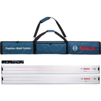 Bosch FSN Kit (2x geleiderails & 1x koppelstuk) in foudraal