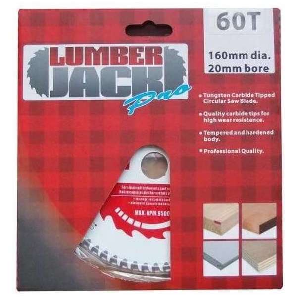 Lumberjack Zaagblad 160mm 60T voor TS 55 pro | PPSB16060 Lumberjack Zaagblad 160mm 60T voor TS 55 pro | PPSB16060