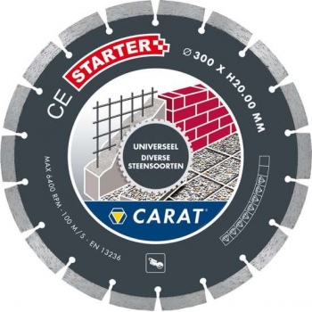 Zaagblad 350 x 25,4 Carat CE starter