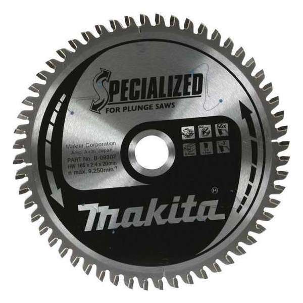 Makita B-10344 Cirkelzaagblad - 165 x 20 x 48T - Hout Makita B-10344 Cirkelzaagblad - 165 x 20 x 48T - Hout