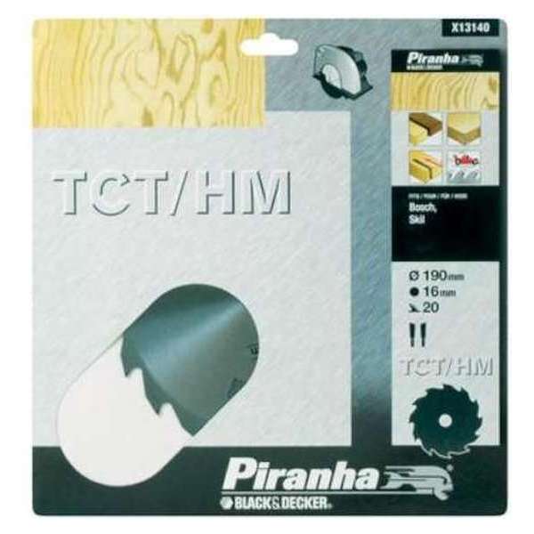 PiranhaCirkelzaagblad | TCT/HM | 190x16mm (20) X131410-XJ PiranhaCirkelzaagblad | TCT/HM | 190x16mm (20) X131410-XJ