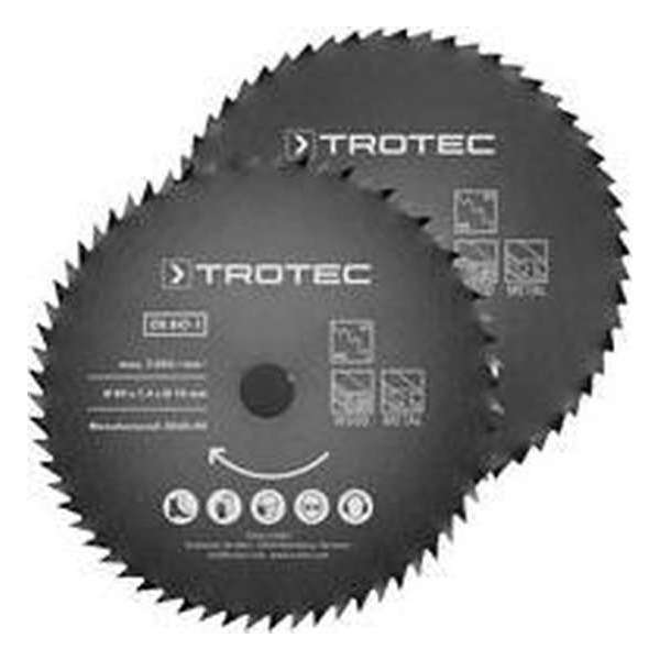 TROTEC Cirkelzaagbladen-set 1 HSS Ø 89 mm, 2-delig TROTEC Cirkelzaagbladen-set 1 HSS Ø 89 mm, 2-delig
