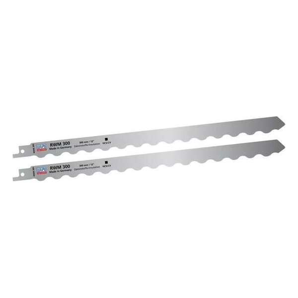 Wilpu RWM 300 reciprozaagblad met getande rand, 300 mm, 2 stuks Wilpu RWM 300 reciprozaagblad met getande rand, 300 mm, 2 stuks