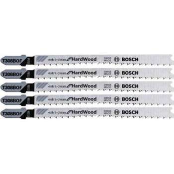 Bosch - Decoupeerzaagblad T 308 BOF Extraclean for Hard Wood