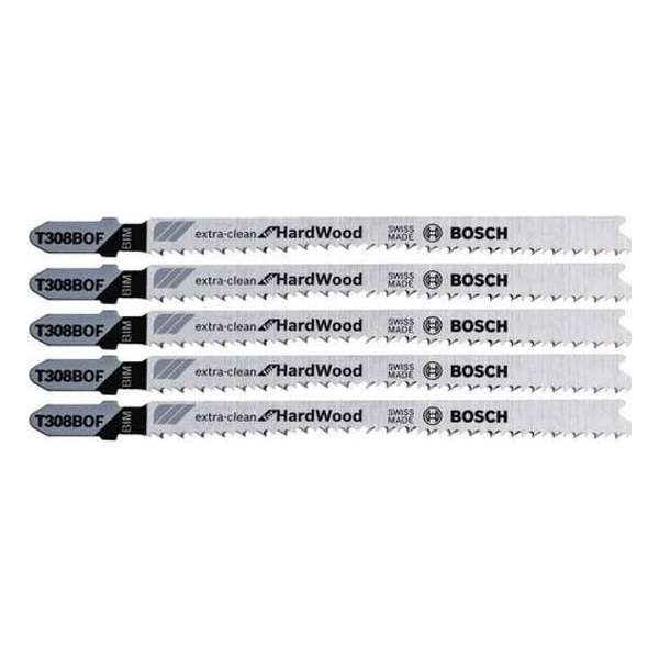 Bosch - Decoupeerzaagblad T 308 BOF Extraclean for Hard Wood