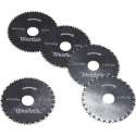 Westfalia Zaagblad set 5 stuks HSS / 60 Z mini cirkelzaagmachines