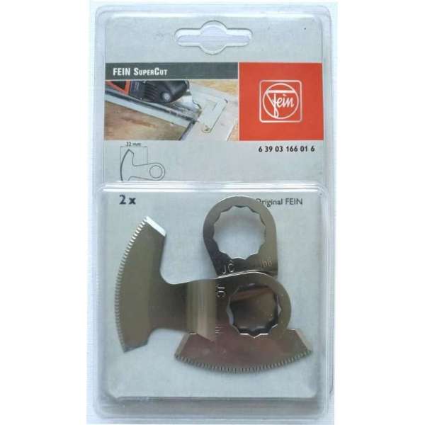 Fein Zaagjes - Type 166 - 32 mm - 2 stuks Fein Zaagjes - Type 166 - 32 mm - 2 stuks