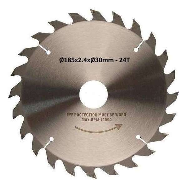 Hofftech Zaagblad Cirkelzaag 185 mm, 24 tanden Hofftech Zaagblad Cirkelzaag 185 mm, 24 tanden