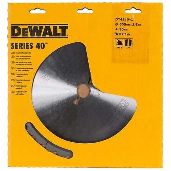 Dewalt Zaagblad Hard Metaal 32-tands ATB - Ø 305 x 30 mm Dewalt Zaagblad Hard Metaal 32-tands ATB - Ø 305 x 30 mm