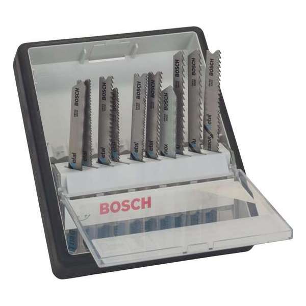 Bosch - 10-delige Robust Line decoupeerzaagbladenset Metal Expert T-schacht Bosch - 10-delige Robust Line decoupeerzaagbladenset Metal Expert T-schacht