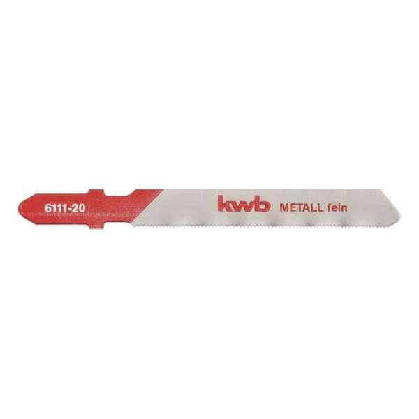 KWB Decoupeerzaagbladen - Metaal Fijn 6111-20 KWB Decoupeerzaagbladen - Metaal Fijn 6111-20