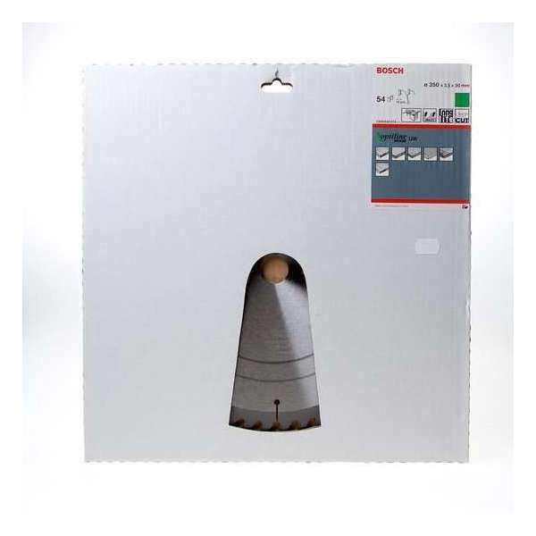 Bosch - Cirkelzaagblad Optiline Wood 350 x 30 x 3,5 mm, 54 Bosch - Cirkelzaagblad Optiline Wood 350 x 30 x 3,5 mm, 54