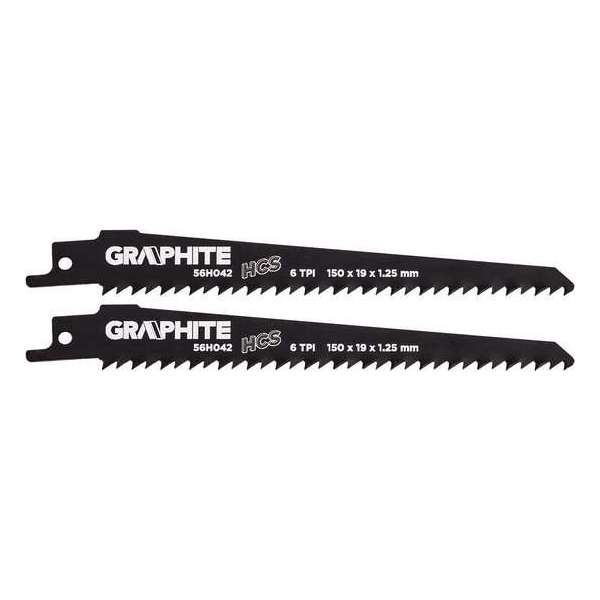 Recipro Zaagblad 150 x 19 x 1,25 mm 6 TPI , 2 stuks Recipro Zaagblad 150 x 19 x 1,25 mm 6 TPI , 2 stuks
