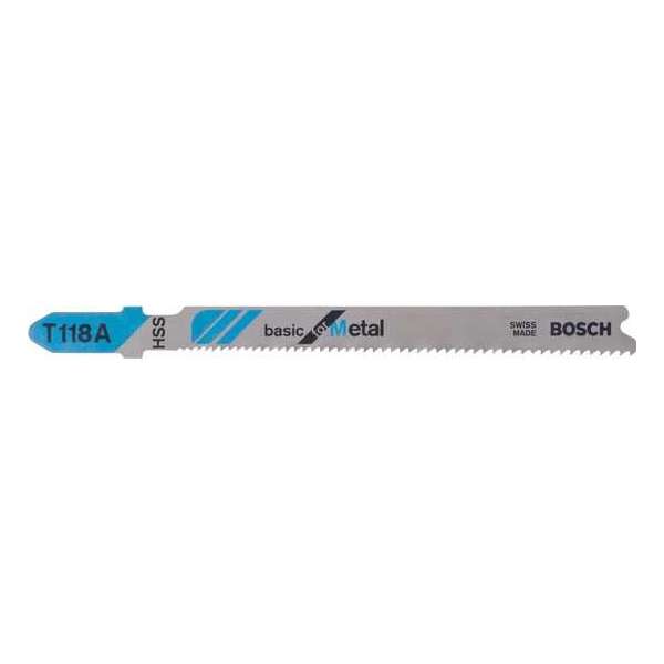Bosch - Decoupeerzaagblad T 118 A Basic for Metal - 3 stuks Bosch - Decoupeerzaagblad T 118 A Basic for Metal - 3 stuks