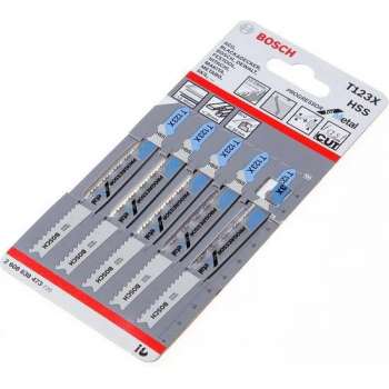 Bosch Decoupeerzaagblad metaal T 123 X blister van 5 bladen