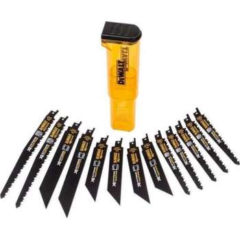 DeWalt DT99550 13 Delige Reciprozaagblad - 152-230mm - Metaal / Hout met spijkers