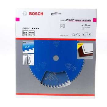 BOSCH 2608644132 Cirkelzaagblad Expert for high pressure laminaat - spaanplaat 160x20 mm - 48 tanden