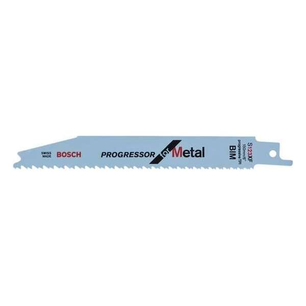 Bosch Reciprozaagblad progressor metaal S 123 XF 150mm blister van 5 zaagjes Bosch Reciprozaagblad progressor metaal S 123 XF 150mm blister van 5 zaagjes