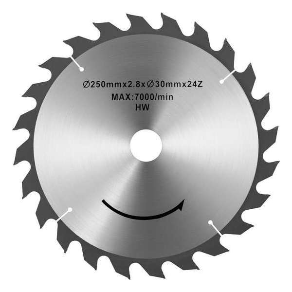 MSW Cirkelzaagblad - Ø250 mm MSW Cirkelzaagblad - Ø250 mm