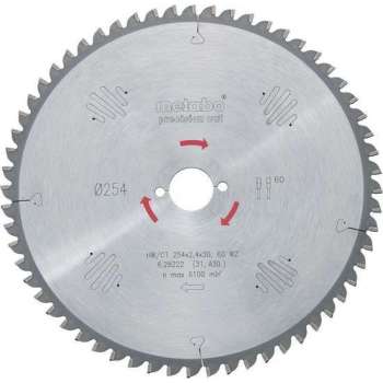 Metabo Cirkelzaagblad HW/CT 315x30mm 84 tands WZ