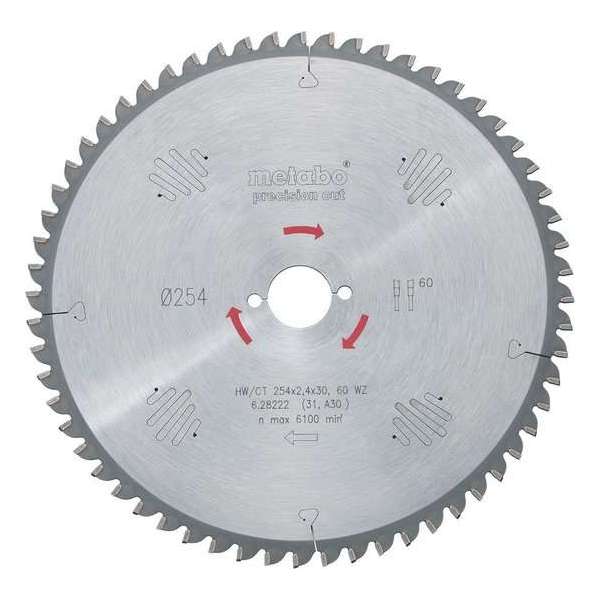 Metabo Cirkelzaagblad HW/CT 315x30mm 84 tands WZ Metabo Cirkelzaagblad HW/CT 315x30mm 84 tands WZ