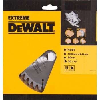 DeWALT DT4057 Cirkelzaagblad CZB 160x1.8x20mm 36T