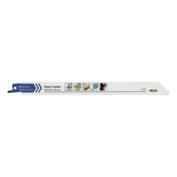 Reca Reciprozaagblad metaal Power Combo 10/14 200 mm BiM XLS hoogwaardig, universeel vanaf 2 mm (10 stuks) Reca Reciprozaagblad metaal Power Combo 10/14 200 mm BiM XLS hoogwaardig, universeel vanaf 2 mm (10 stuks)