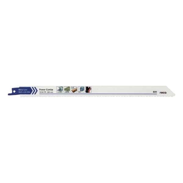 Reca Reciprozaagblad metaal Power Combo 10/14 280 mm BiM XLS hoogwaardig, universeel vanaf 2 mm (10 stuks) Reca Reciprozaagblad metaal Power Combo 10/14 280 mm BiM XLS hoogwaardig, universeel vanaf 2 mm (10 stuks)