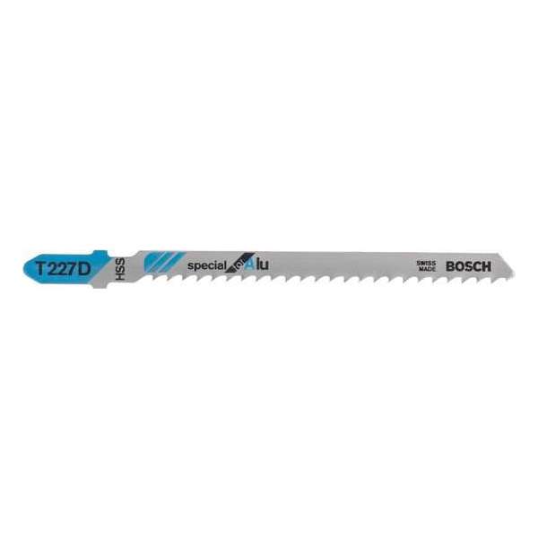 Bosch - Decoupeerzaagblad T 227 D Special for Alu - 5 stuks Bosch - Decoupeerzaagblad T 227 D Special for Alu - 5 stuks
