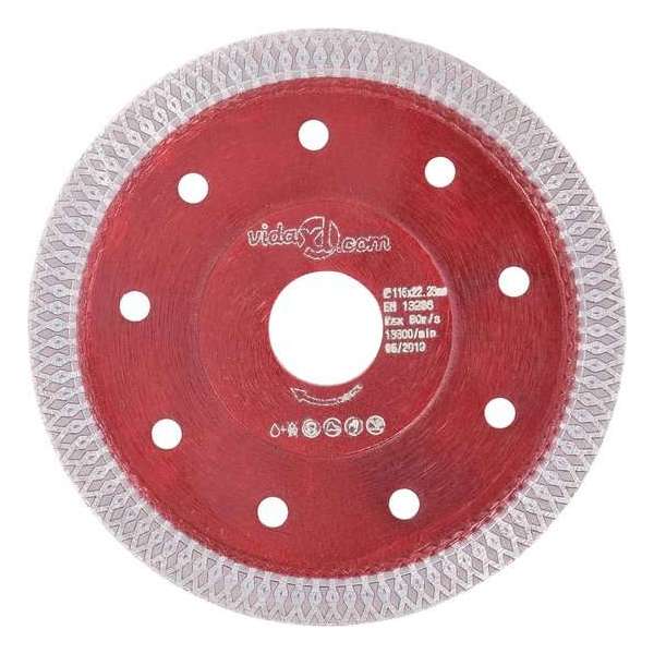 vidaXL Diamantzaagblad met gaten 115 mm staal VDXL_143245 vidaXL Diamantzaagblad met gaten 115 mm staal VDXL_143245