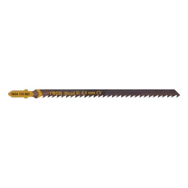 Reca Decoupeerzaagblad XL CV - Hout - 4,0 mm - 150/130 mm zacht hout en MDF 5-100 mm(10 stuks) Reca Decoupeerzaagblad XL CV - Hout - 4,0 mm - 150/130 mm zacht hout en MDF 5-100 mm(10 stuks)