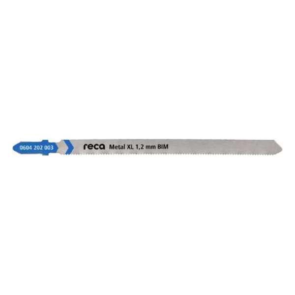 Reca Decoupeerzaagblad XL BiM - Metaal - 1,2mm - 132/110 mm sandwichmateriaal, buizen, open profielen (1,0 - 3,0 mm) (10 stuks) Reca Decoupeerzaagblad XL BiM - Metaal - 1,2mm - 132/110 mm sandwichmateriaal, buizen, open profielen (1,0 - 3,0 mm) (10 stuks)