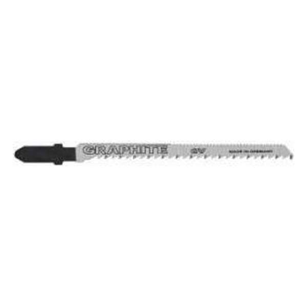 Graphite Decoupeerzaagjes, T-aansluiting, 100mm, 10tpi, Hout, 2 Stuks Op Blister, Cv Graphite Decoupeerzaagjes, T-aansluiting, 100mm, 10tpi, Hout, 2 Stuks Op Blister, Cv