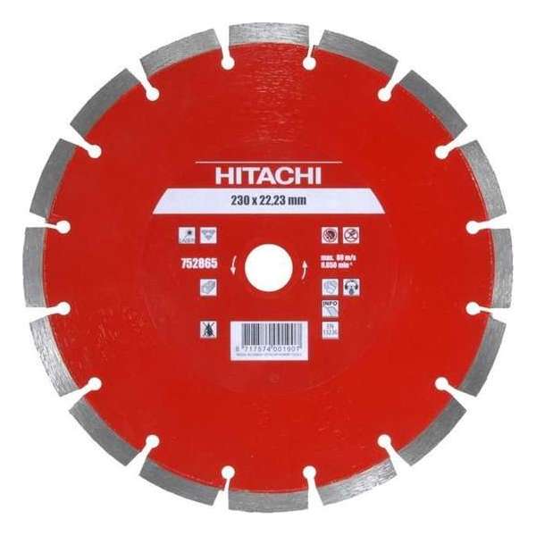 Hitachi Diamant zaagblad type baksteen 230x22.2x10mm Hitachi Diamant zaagblad type baksteen 230x22.2x10mm